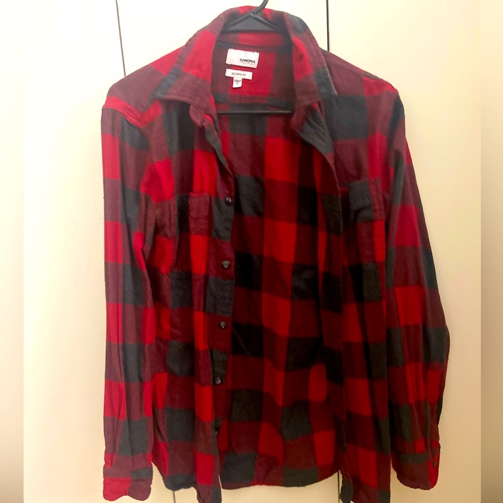 Plaid Button up